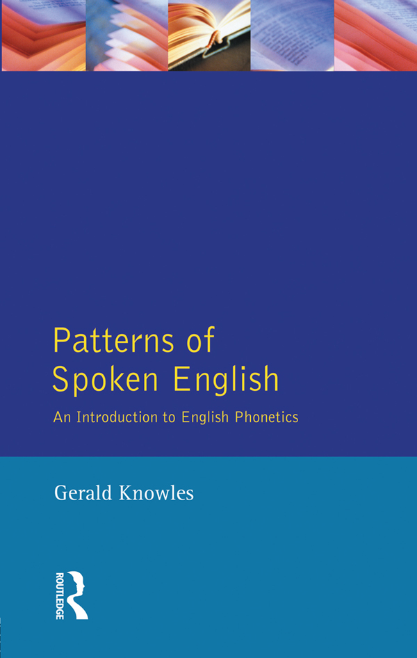 PDF] Patterns of Spoken English by Gerald Knowles | 9780582291324