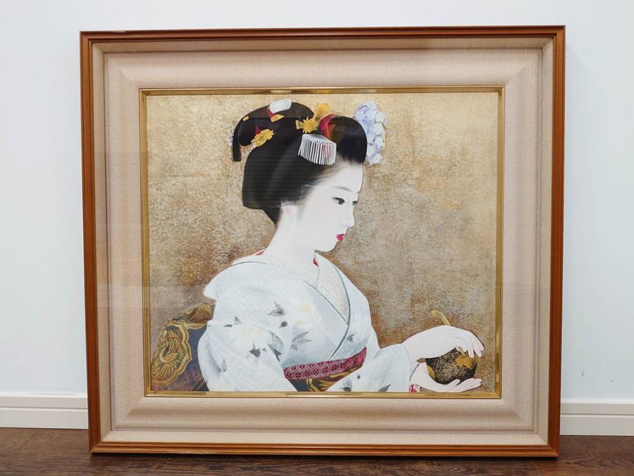 公式】アンティーク家具ラフジュ工房商品詳細ページ真作 中尾淳 「舞妓