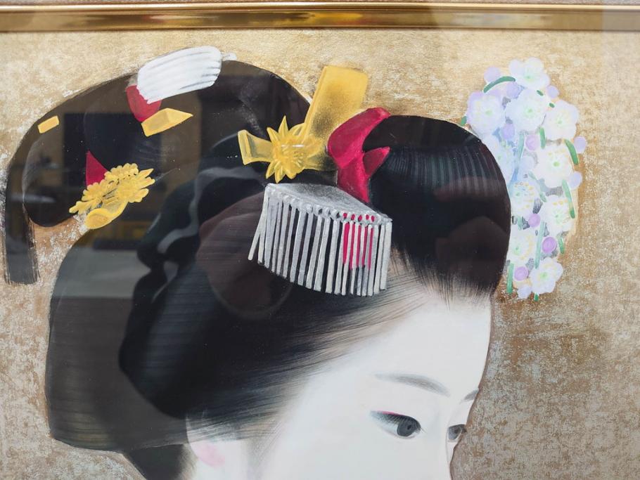 公式】アンティーク家具ラフジュ工房商品詳細ページ真作 中尾淳 「舞妓