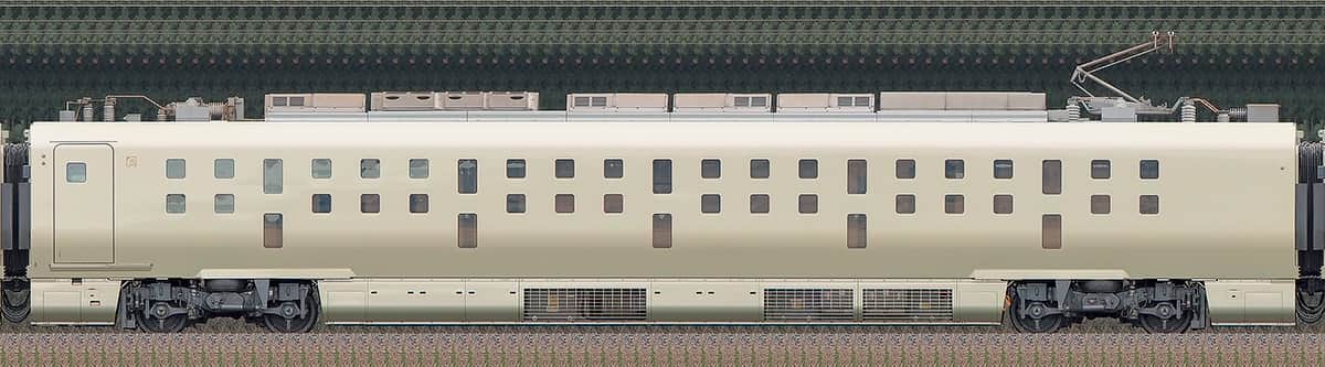 JR東日本E001形「TRAIN SUITE 四季島」E001-3の側面写真｜RailFile.jp