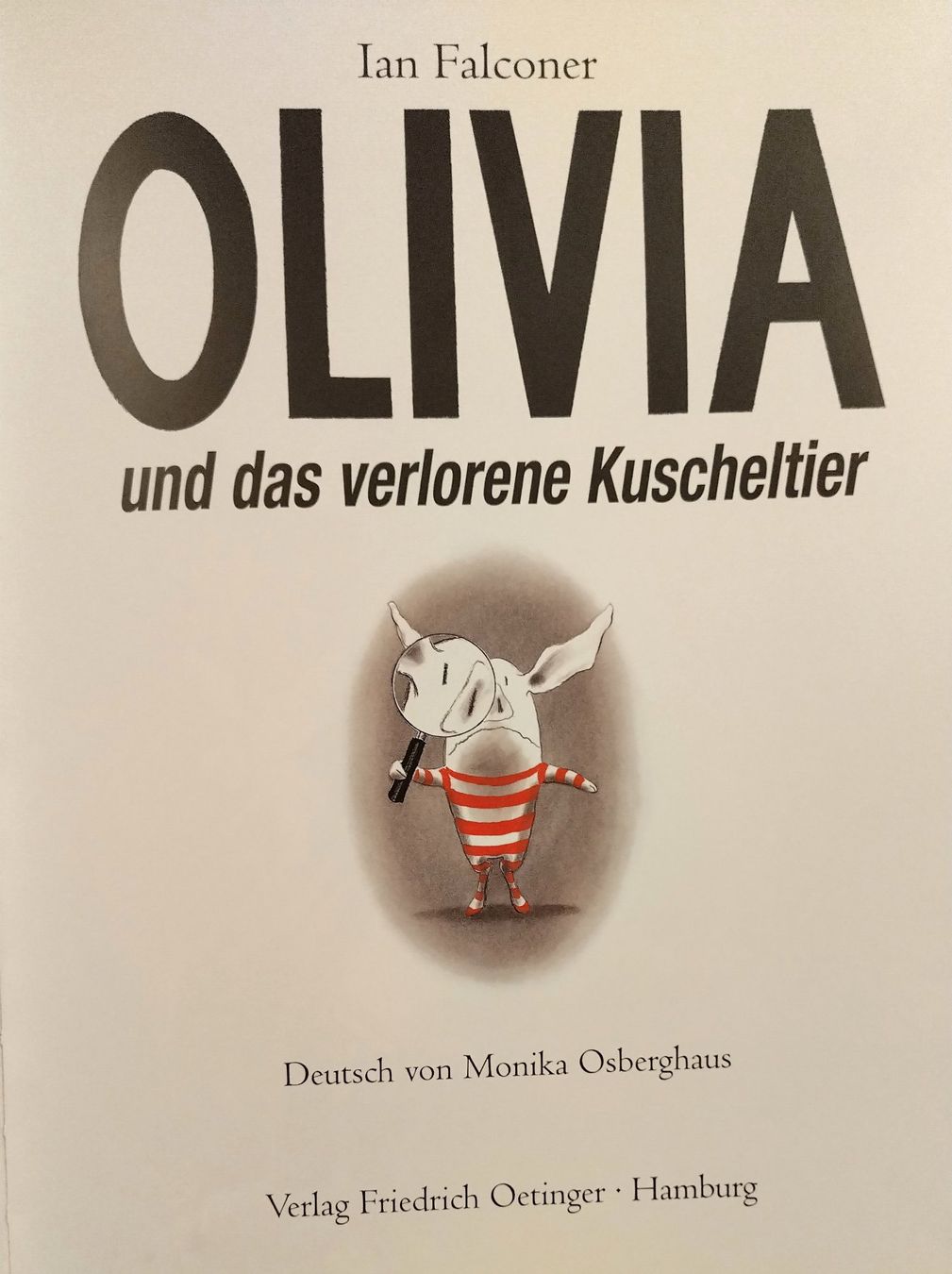 洋書 Olivia und das verlorene Kuscheltier 洋書 Olivia und das