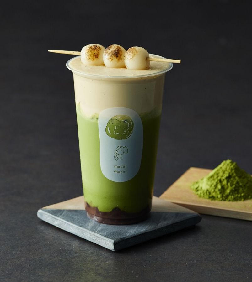 新作！台湾チーズティー専門店「machi machi」の「もちもち抹茶あずき