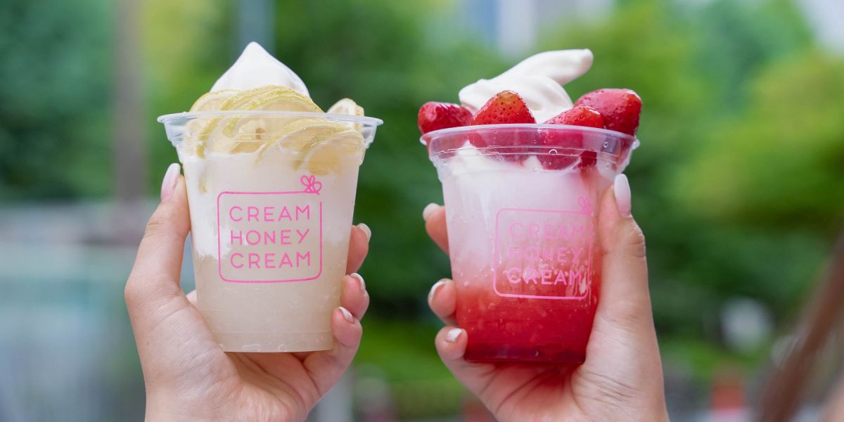 梅田】クリームソーダ専門店「CREAM HONEY CREAM」で至福のはちみつ