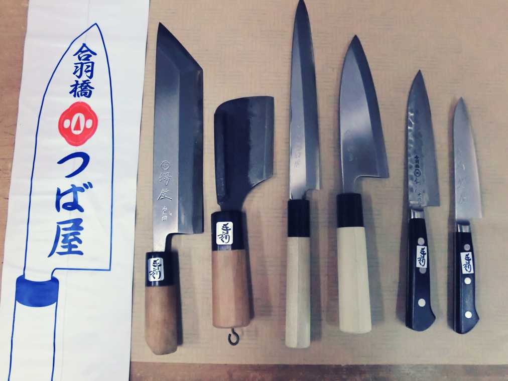 K626 鍔屋 和包丁 出刃包丁 青銅 合羽橋 合羽橋つば屋 出刃 – つば屋庖丁店