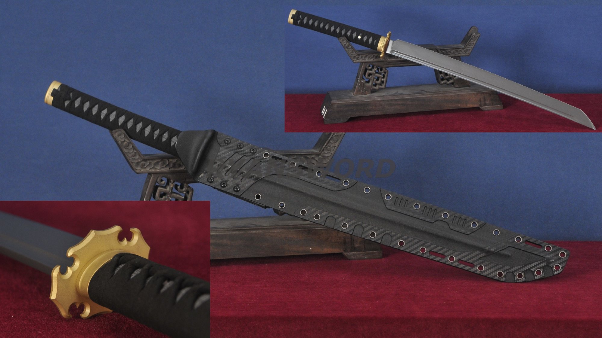 Hacking Sword 1095 High Carbon Steel with Ti Coating--Ryan1462