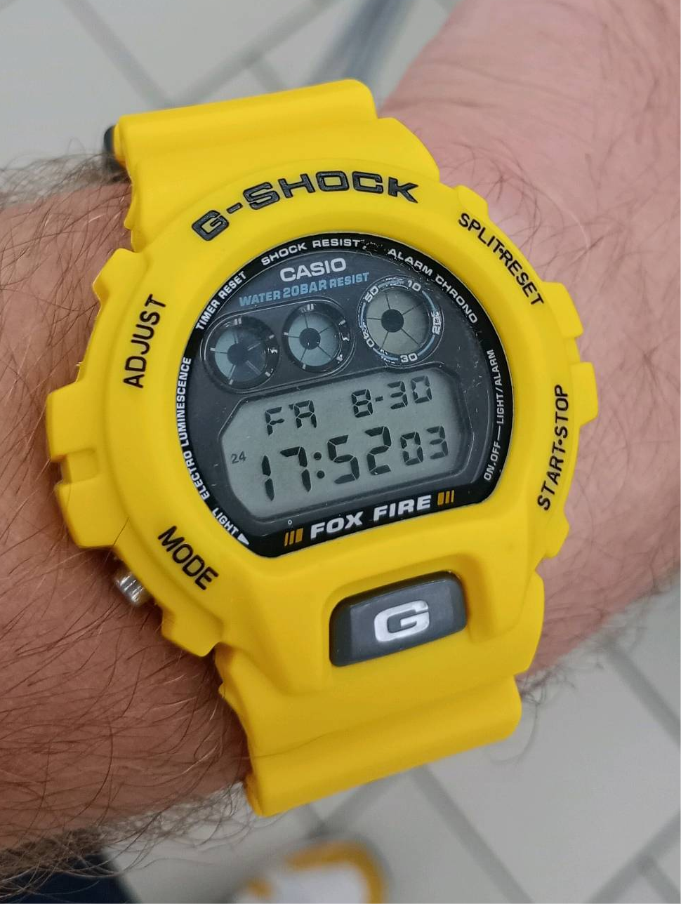 Casio G-Shock DW-6900 Fox Fire | WatchCrunch