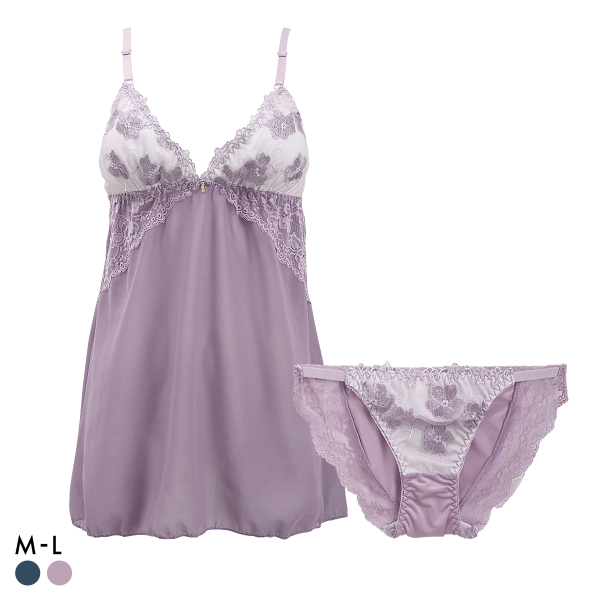 サンエイ ミスティックフラワー カップ付き スリップ＆ショーツ