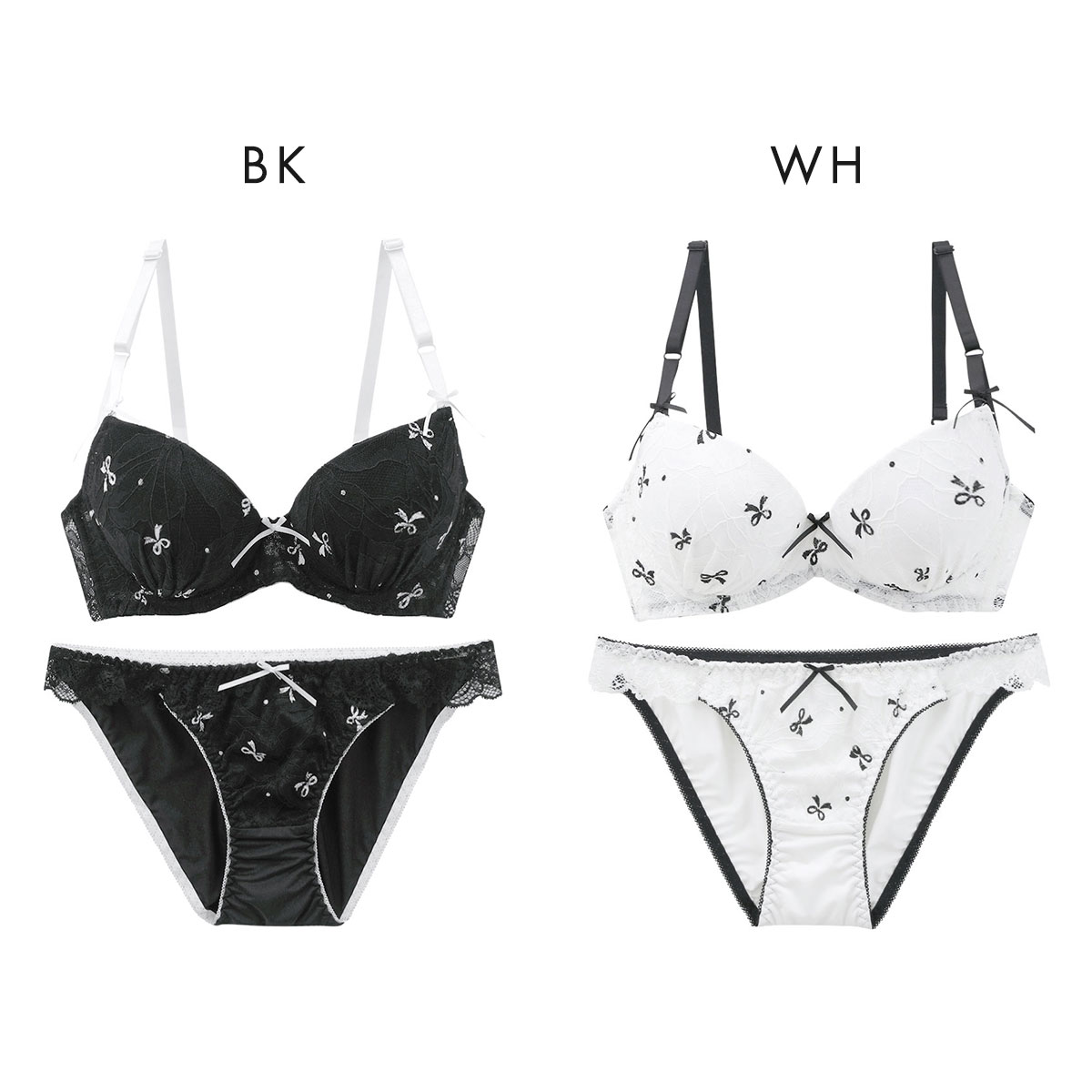 サンエイ 脇高 レーシィプチリボン ブラセット ABCD 脇肉 はみ肉