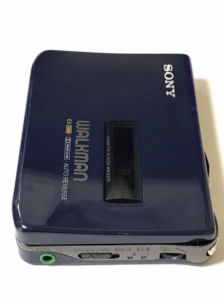 SONY WALKMAN WM-EX70 ブルー テープ再生可能 現状渡し品 SONY WALKMAN