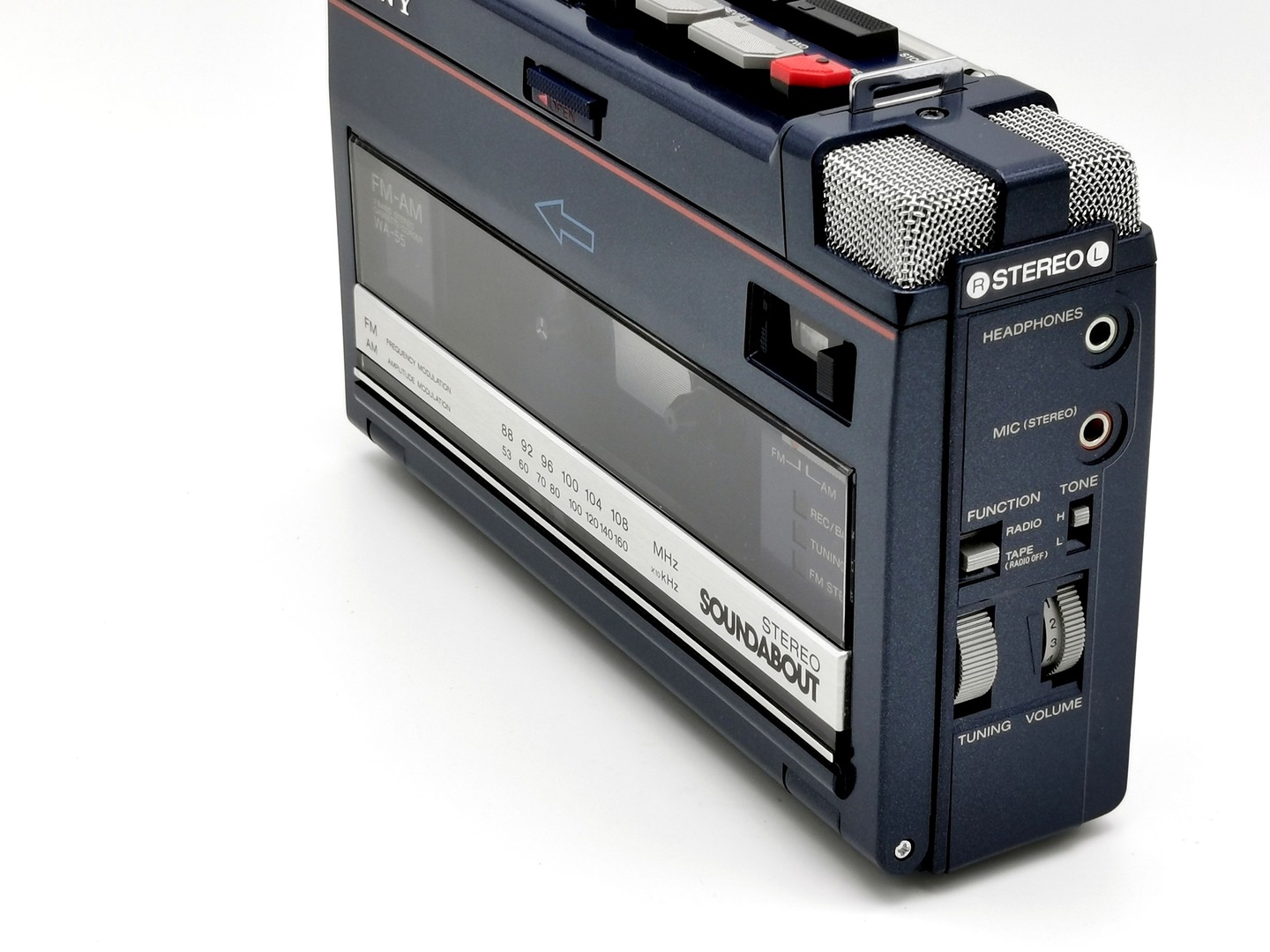 SONY FM/AM 2バンド ステレオカセットコーダー WA-55 Sony WA-55