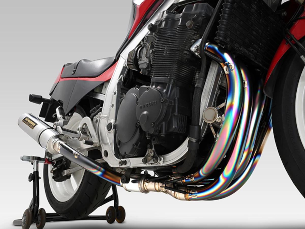 新製品】究極のマシン、再び。ヨシムラ GSX-R1100用「手曲Duplexチタン