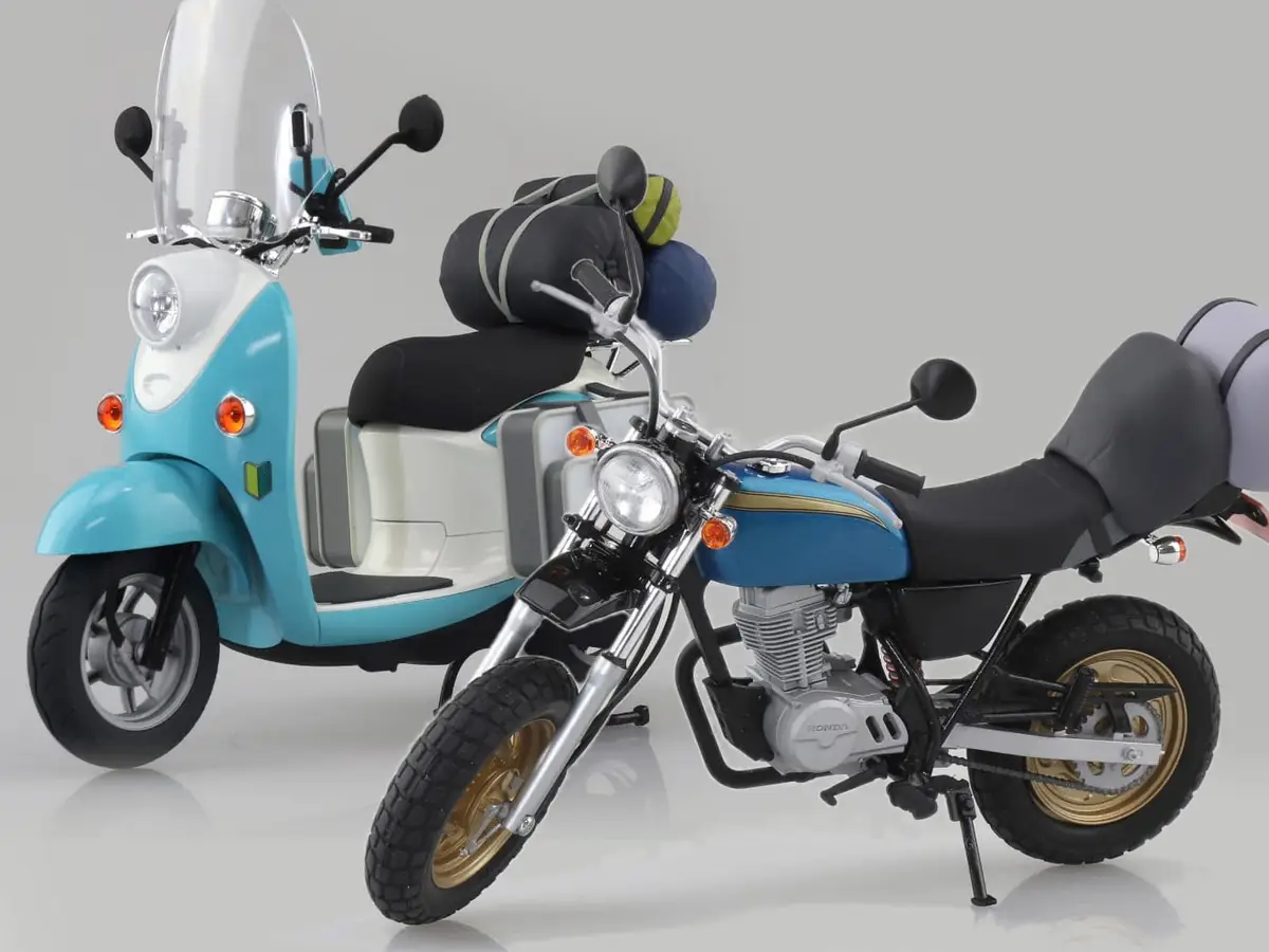 ゆるキャン△】「志摩リンのスクーター」&「土岐綾乃のミニバイク」1