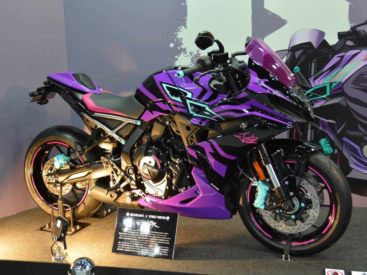 東京MCショー速報】「GSX-8R Tuned by JURI」ストリートファイター6の