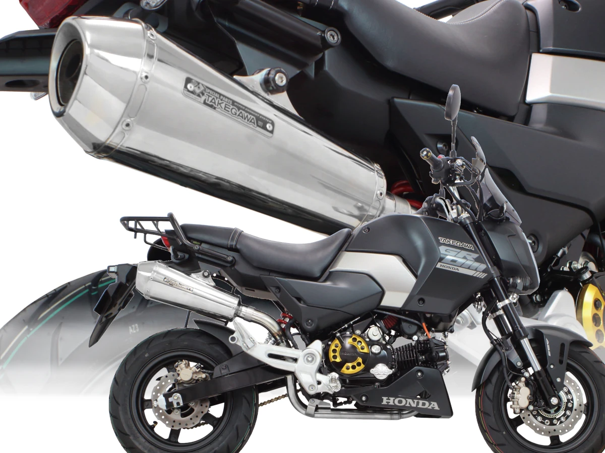 新製品】SP武川より、グロム(JC92)用「テーパーコーンマフラー」が登場