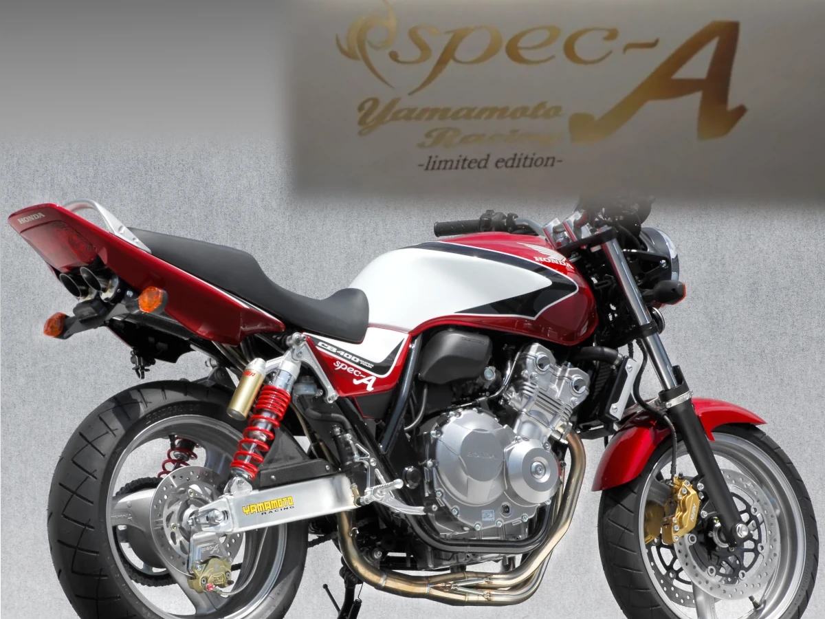 速報】ヤマモトレーシングのCB400SF/SB用センターアップフルエキ