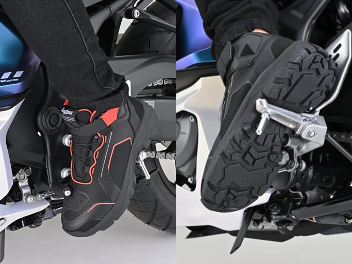 新製品】ライディングしやすくて歩きやすい！防水性能を持つ、デイトナ