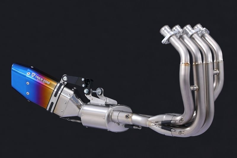 トリックスターのZX-25R用ダウンフルエキゾーストマフラー IKAZUCHIの