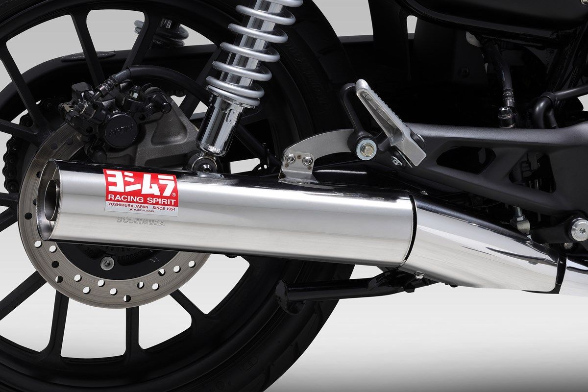ホンダGB350に直管スタイル！ ヨシムラストレートサイクロンが予約開始