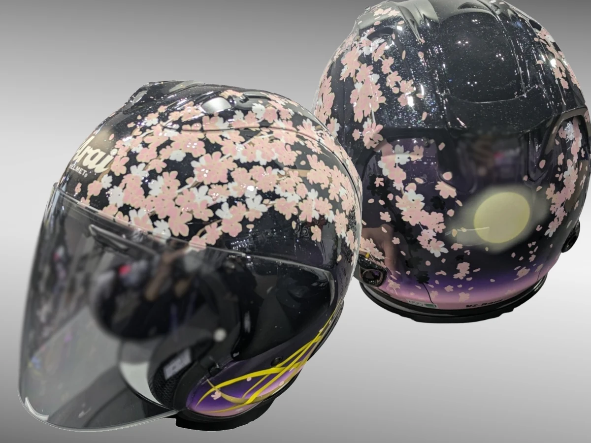 新製品】Arai VZ-Ramに新グラフィック「宵桜」登場！ 東単限定モデルで