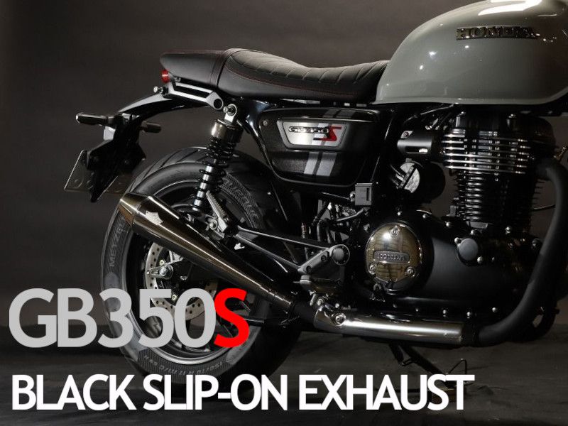 新製品】【Webike限定先行発売】GB350S用GOODSブラックスリップオン