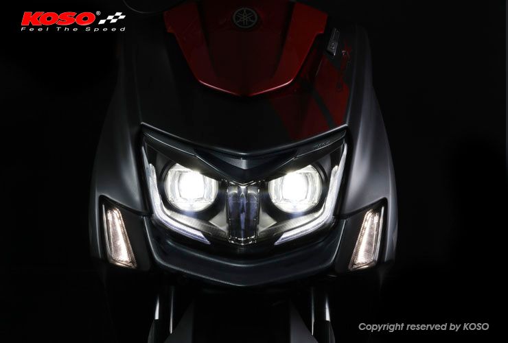 Webike | KOSO コーソー KOSO LEDプロジェクターヘッドライト シグナス