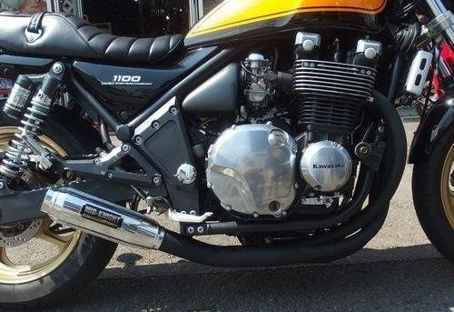 Webike | MISTY ミスティ ゼファー1100 ミッドナイトモナカマフラー