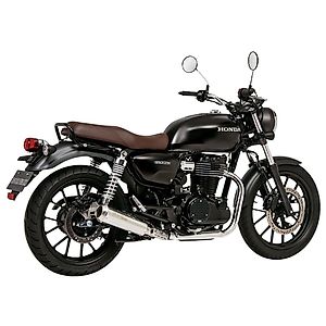 早くもGB350/Sのモリワキショートメガホンマフラーが登場！ フィン