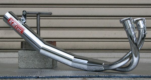 Webike | K2TEC ケイツーテック クロス集合メッキ チャンバー RZ250