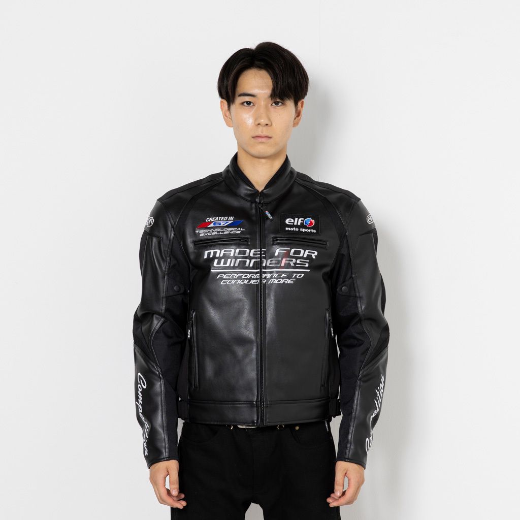 Webike | elf エルフ アパレル EJ-W108 Evoluzione PU Leather Jacket