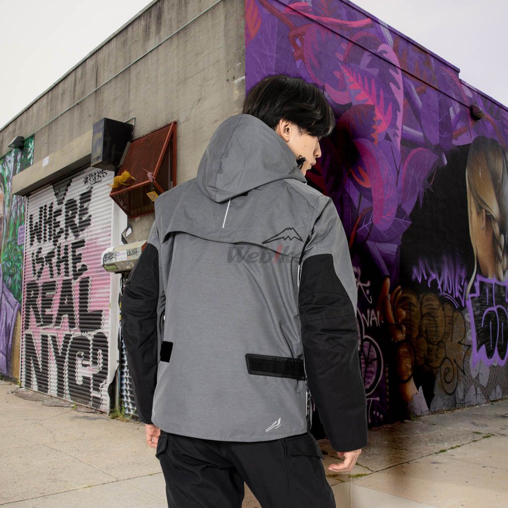 Webike | KUSHITANI クシタニ アロフトフードジャケット(K-2846-GY-M