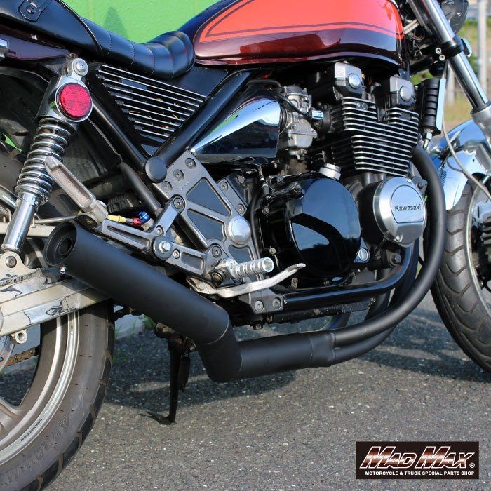 Webike | MADMAX マッドマックス 手曲げ風ショート管マフラー ゼファー
