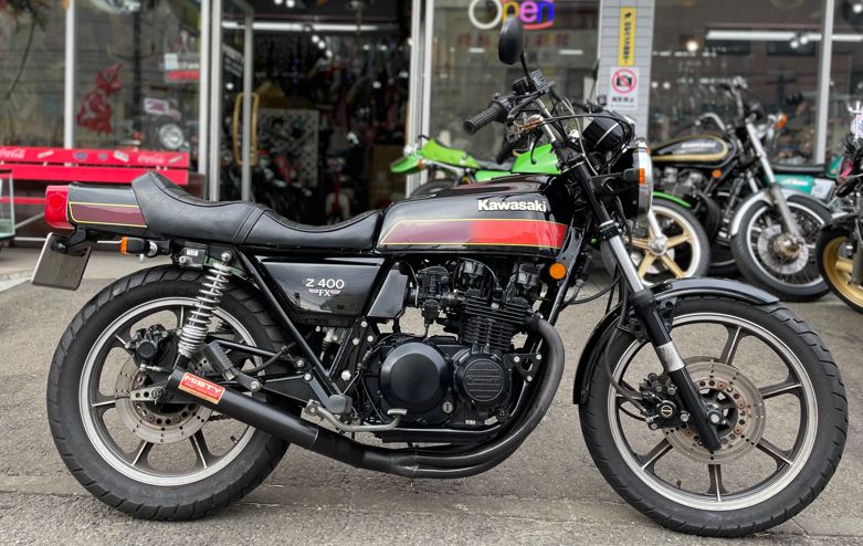 Webike | MISTY ミスティ Z400FX MISTY64手曲〈BK〉 Z400FX(W-1711