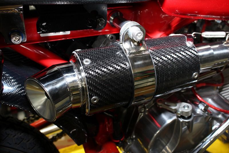 Webike | MINIMOTO ミニモト モンキーZ50J・REVアップマフラーカーボン