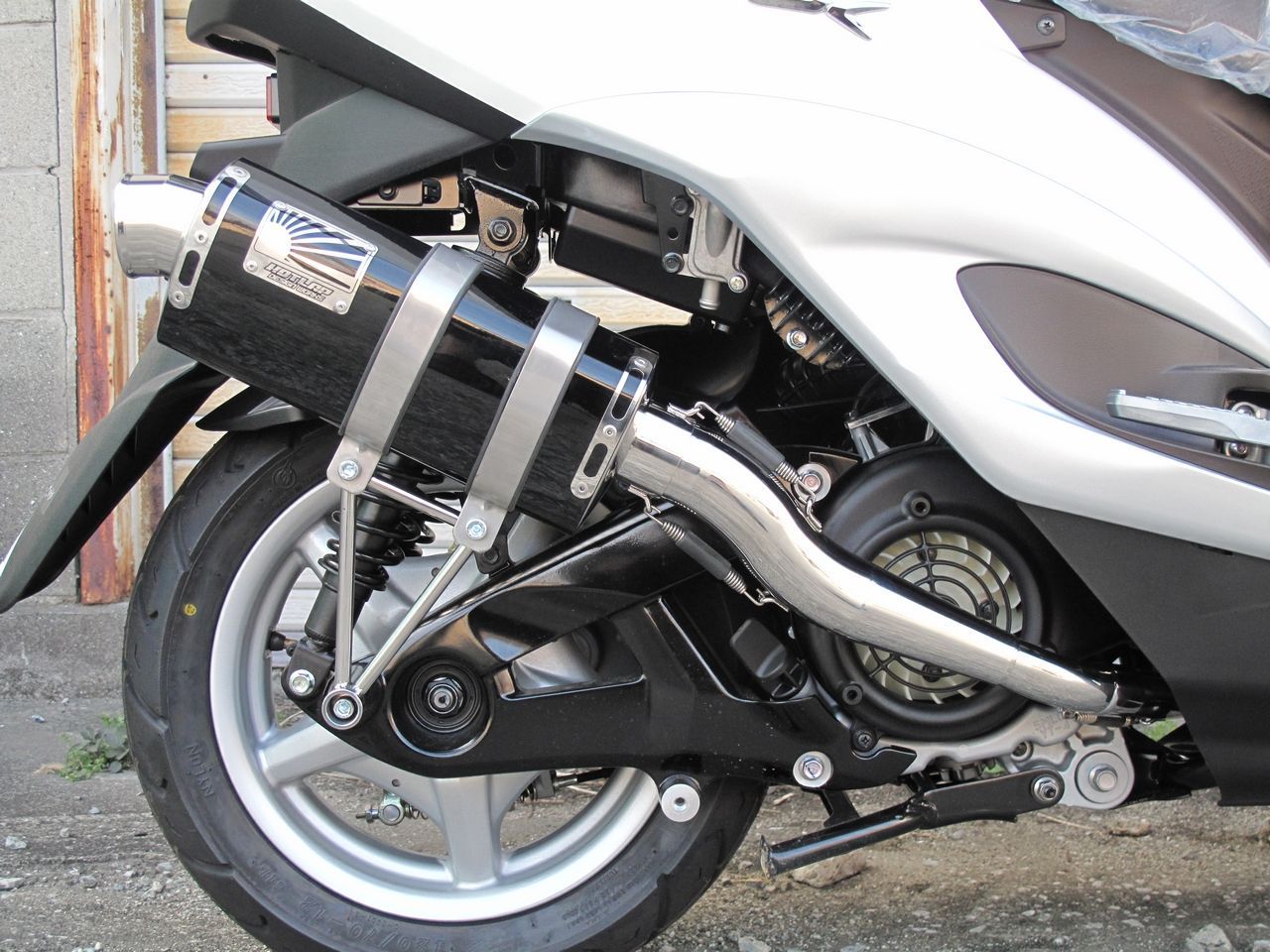 Webike | HOT LAP ホットラップ TYPE666マフラー シグナスX(666-C-O