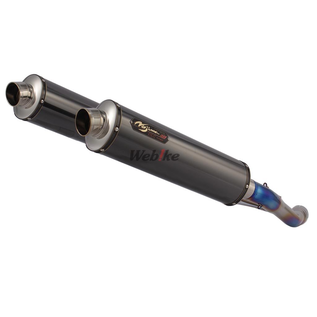 Webike | NOJIMA ノジマ DLC-TITAN スリップオンマフラー ツイン ZX