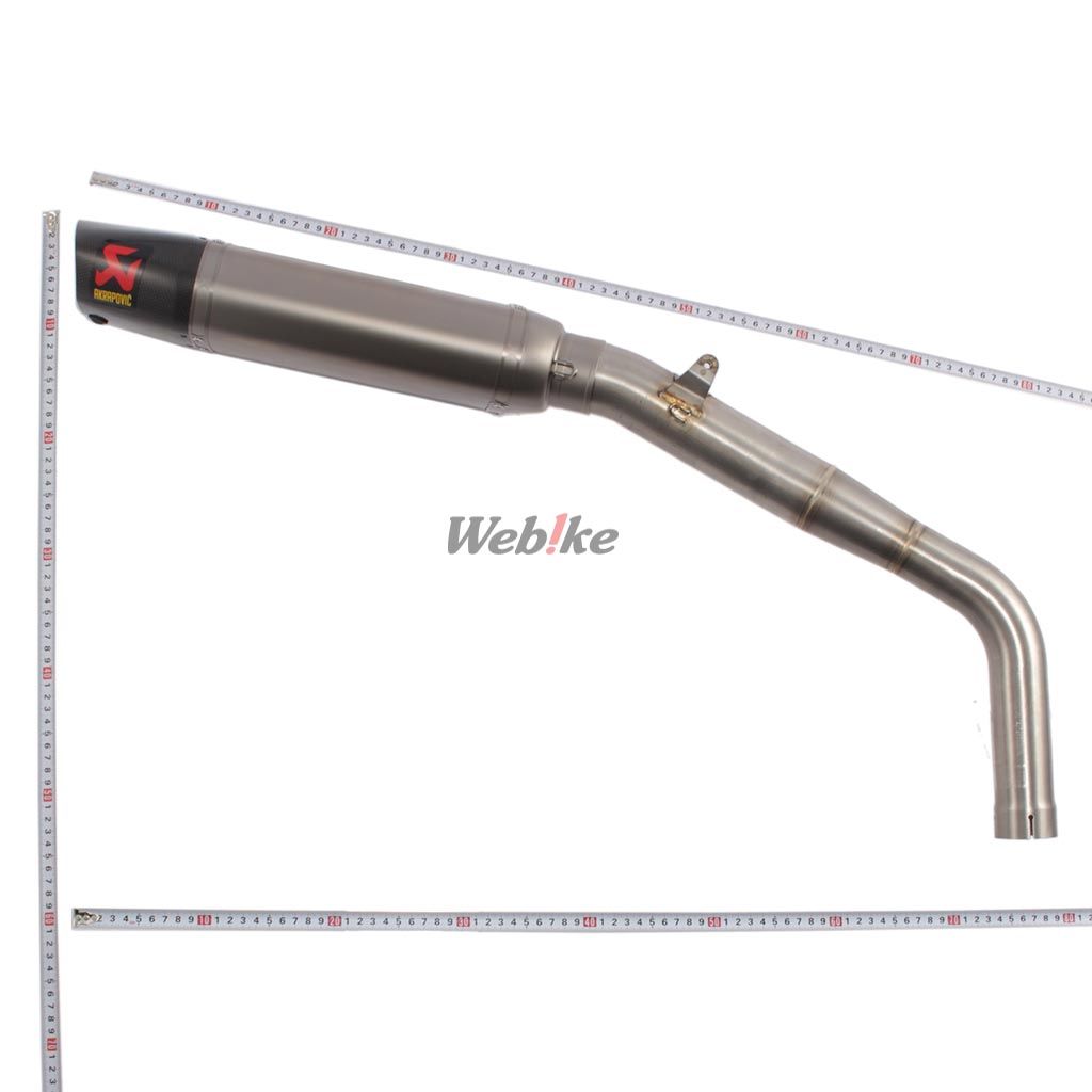 Webike | AKRAPOVIC アクラポビッチ e1仕様 スリップオンマフラー