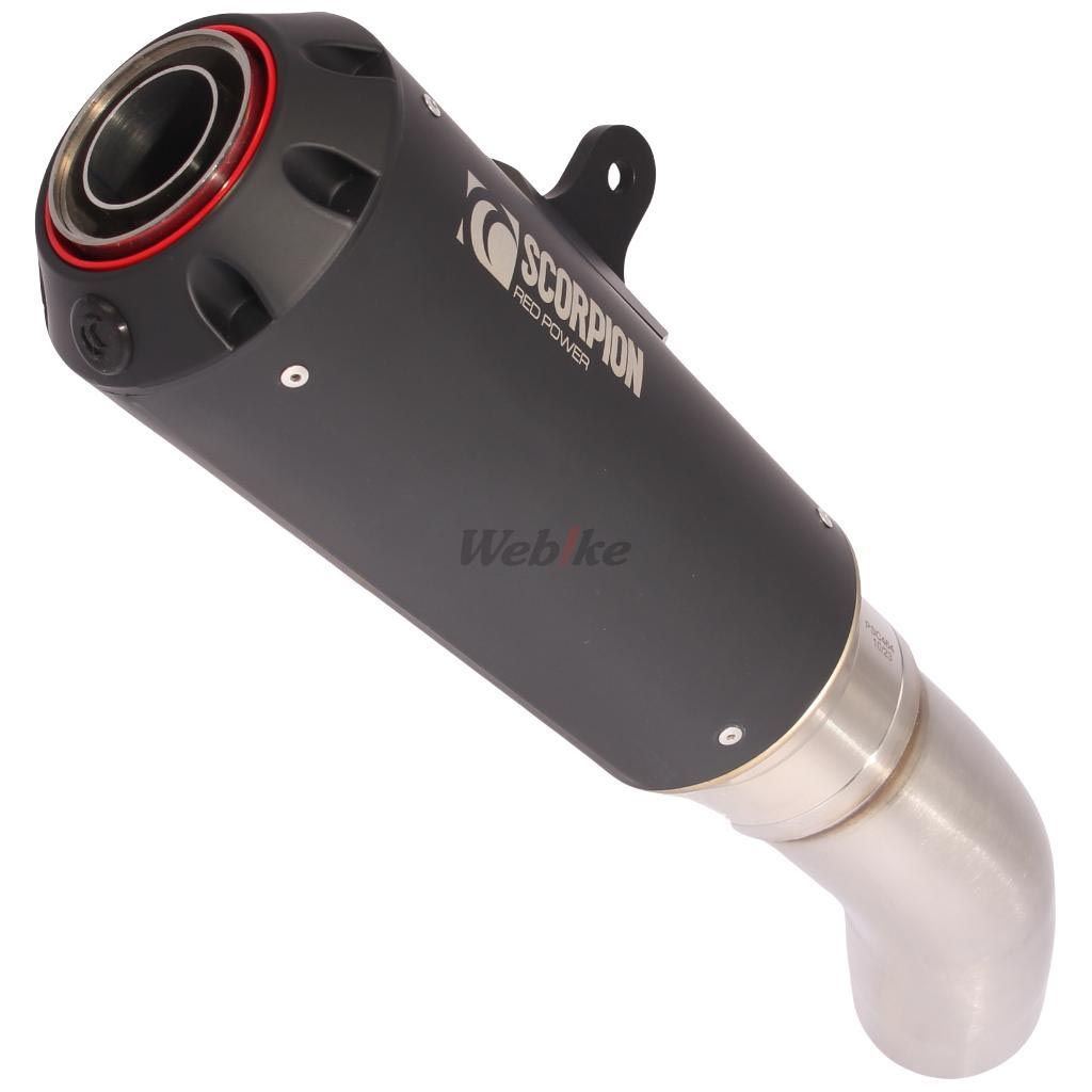 Webike | SCORPION スコーピオン レッドパワー スリップオンマフラー