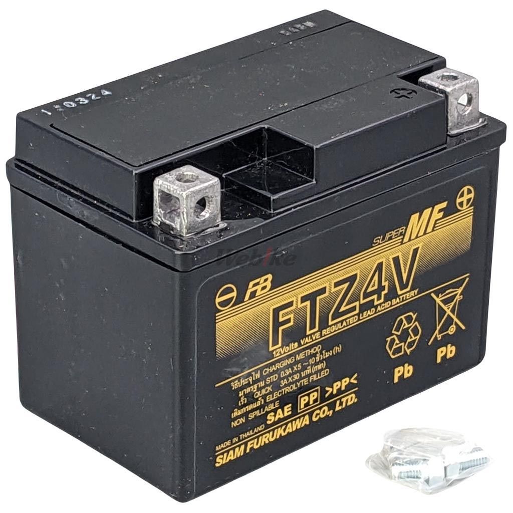 Webike | 古河バッテリー フルカワバッテリー FB FTZ4V 12V制御弁式