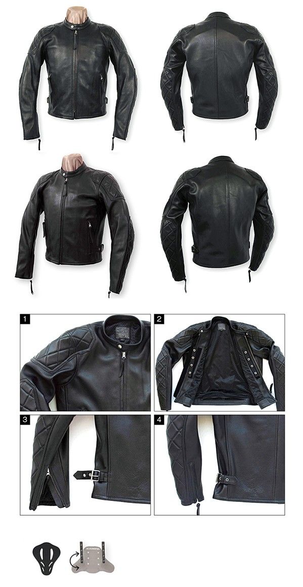 Webike | KADOYA カドヤ KZ-PTD [K'S LEATHER] シングルライダース