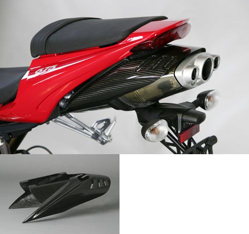 Webike | CARBON DRY カーボンドライ サイレンサーカバー DAYTONA675