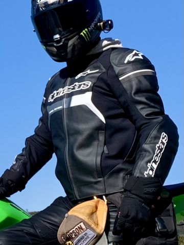 alpainstars レザージャケット パンチング 着用回数少ない alpainstars