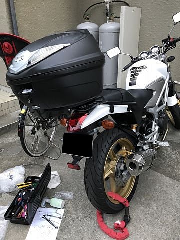 ホンダ VTR250 リアキャリア 口コミ・動画インプレッション (1