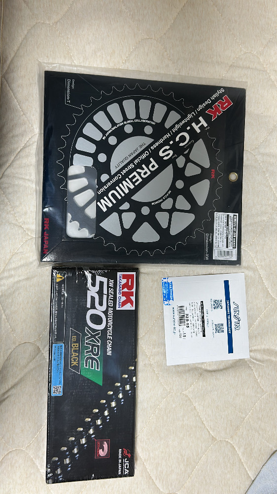 ドリブンスプロケット・リアスプロケットからRK JAPAN:アールケー