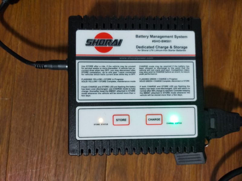 バッテリー充電器・バッテリーチャージャーからSHORAI Battery:ショー