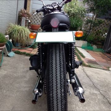 KAWASAKI W650 KIJIMA:キジマ クラシックテールランプ 12V23/8W BK