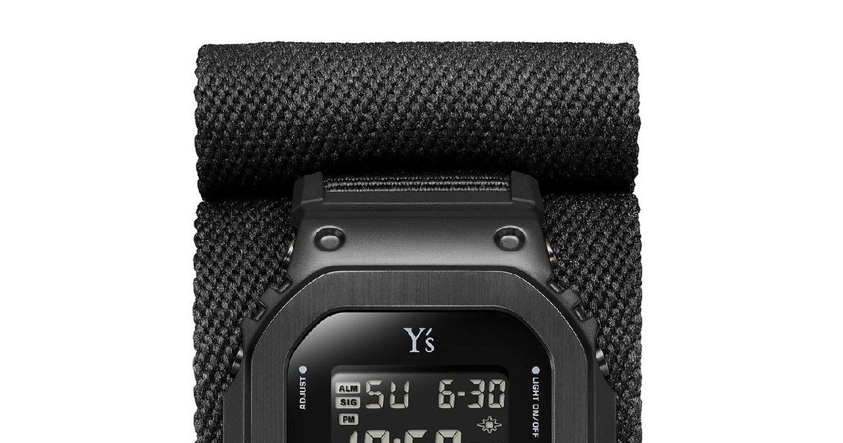 大人が買うべきオールブラックのG-SHOCK】「ワイズ」コラボが在庫僅少