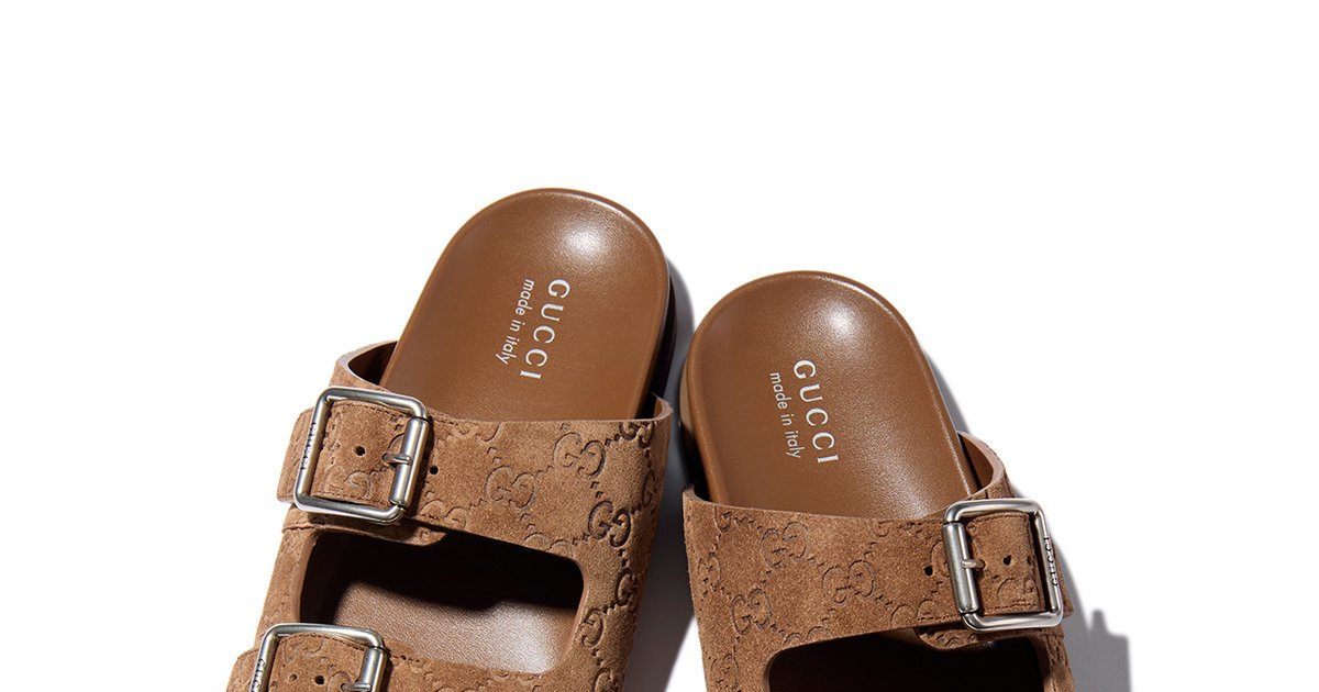 GUCCI GGパターン サボサンダル 37cm 正品 未使用 付属品在中 GUCCI GG