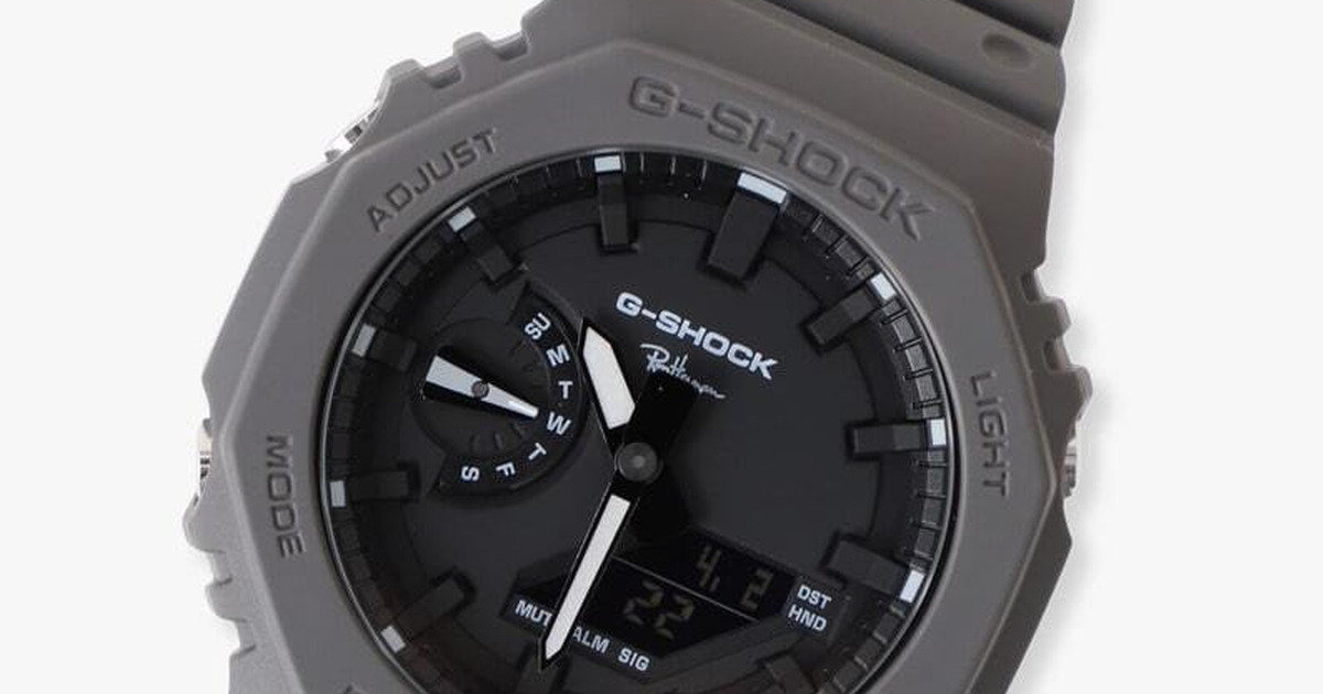 差がつく大人のGショック】完売必至。「ロンハーマン」別注の2100