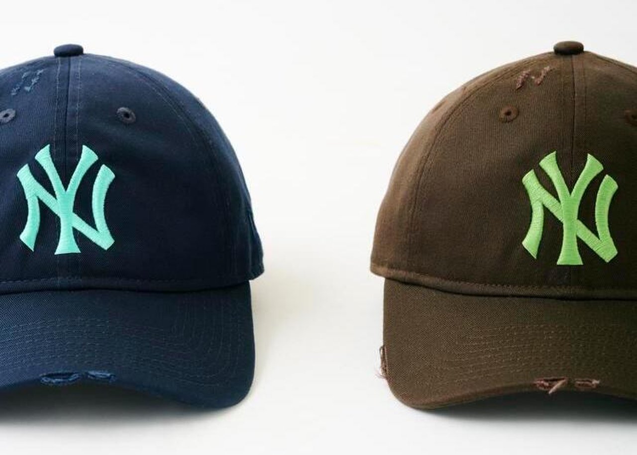 差がつく大人のニューエラ】ヴィンテージ加工にカラー刺繍が効いた