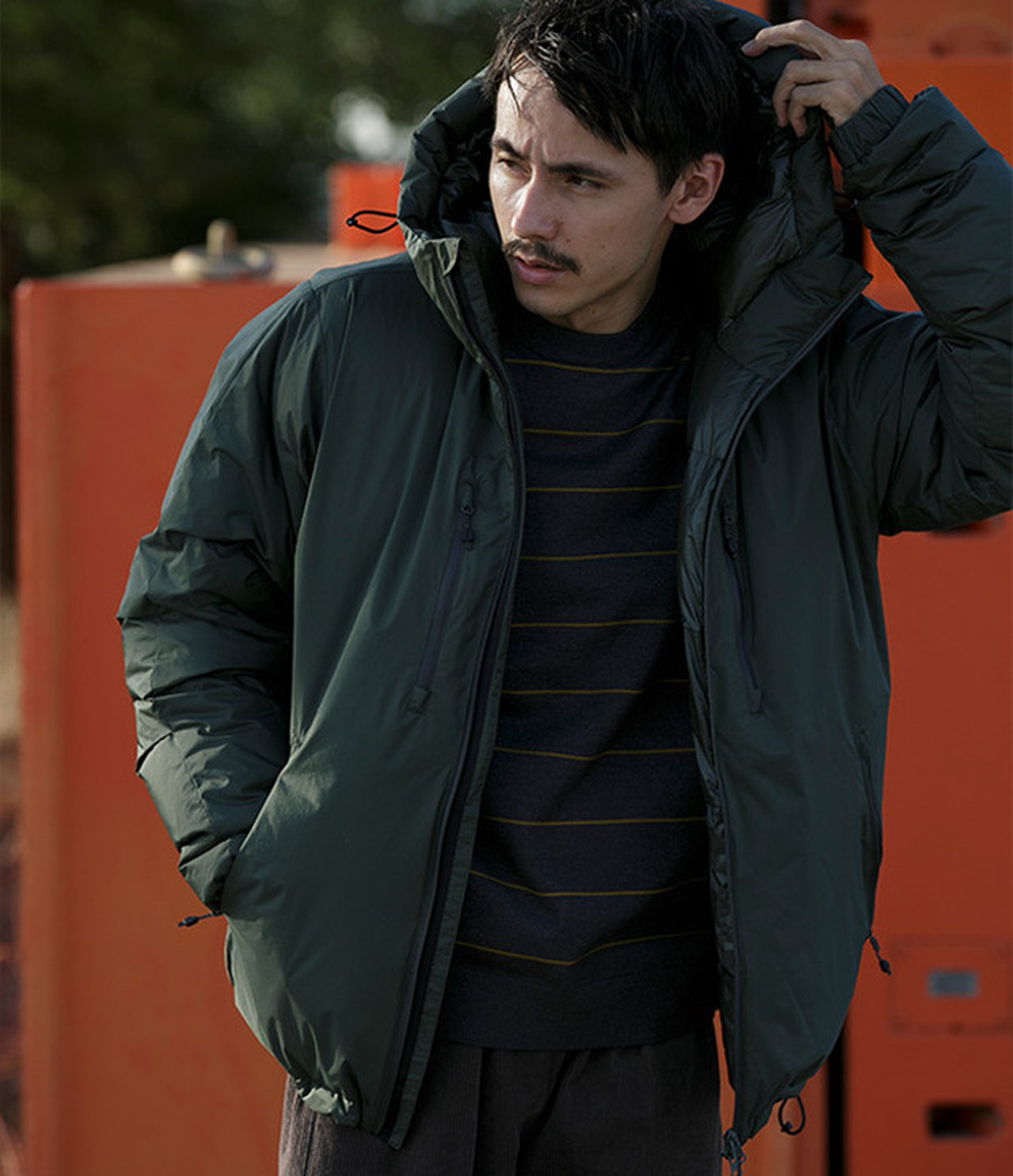 大人の先取りダウン】秋はアウター、冬はインナーダウンとしても使える